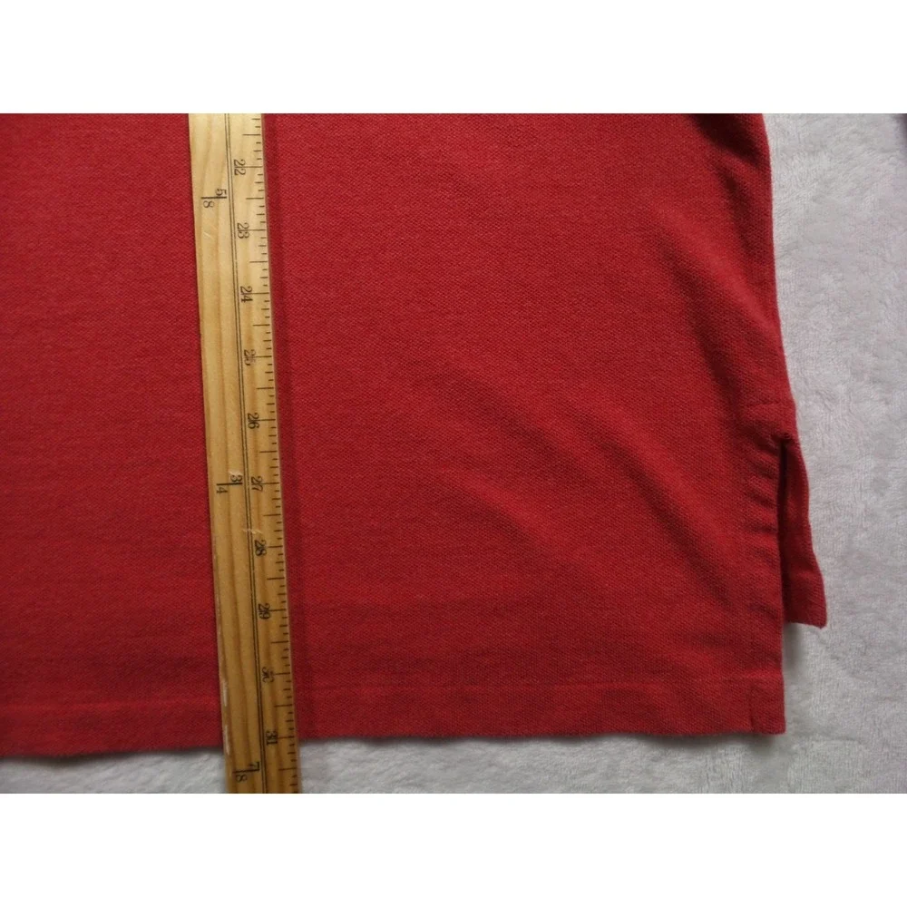 Polo Ralph Lauren Shirt Mens Size XXL Red Long Sleeve Stretch Embroidered‎ Pony